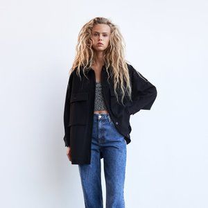 Zara Pocket Overshirt / Shirt Jacket